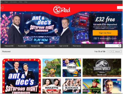 32 red online casino Ireland