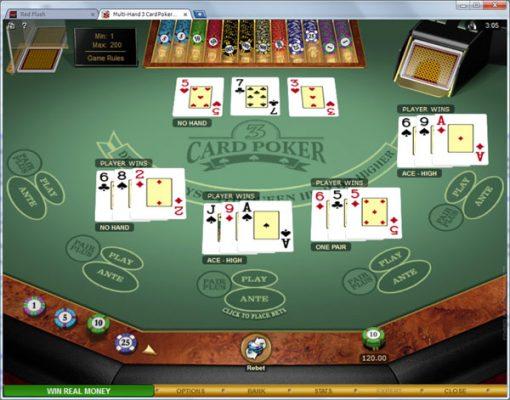 3 Card Poker Online