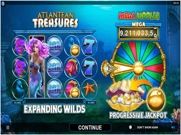 Atlantean treasures wild feature
