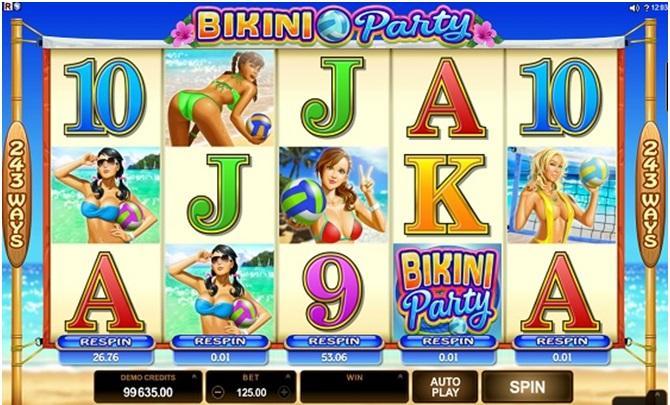 Bikini Party- adult themed slot game