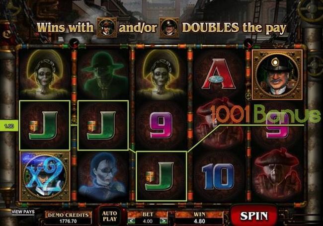 Bonus and paylines-Phantom Cash Slot Game