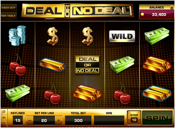 Deal or no deal slot game