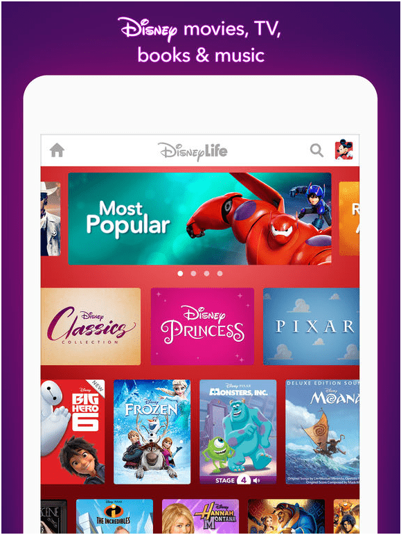 Disney life app features