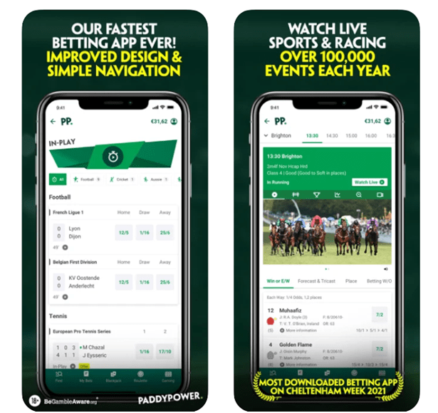Free Sports Apps for iPhone in Ireland - Paddy Power