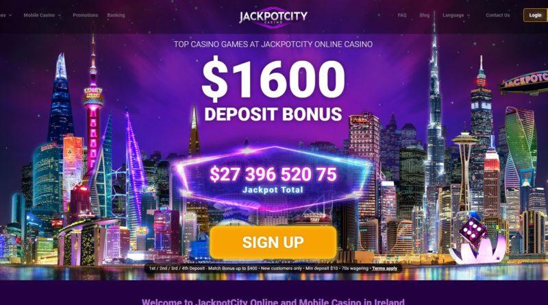 Jackpot City Casino Ireland Log In and Registration