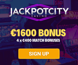 Jackpot City Ireland 1600 Euros Welcome Bonus