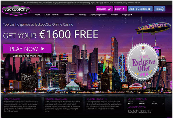 Jackpot City Casino Euros