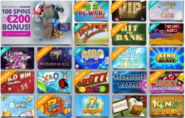 scratch card games at Karamba casino