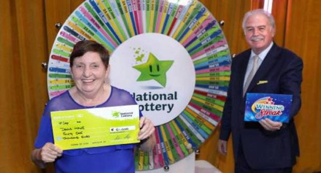 Margaret Cafferkey from Mallow won €61,000 in cash prizes