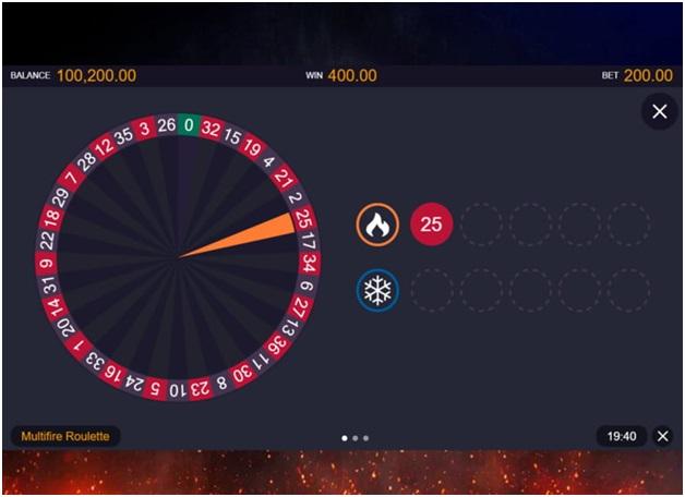 Multifire Roulette Features