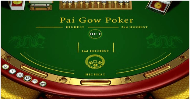 Pai Gow Poker table online