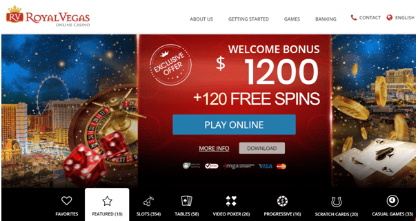 Royal Vegas Casino Free spins