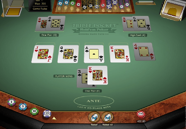 Triple Pocket Holdem Poker