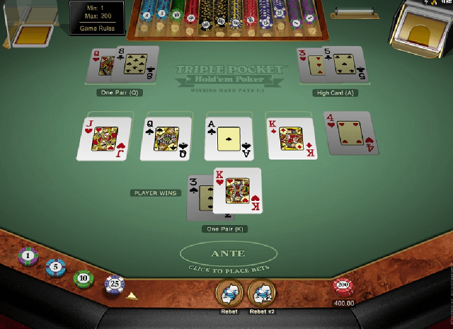 Triple Pocket Holdem Poker