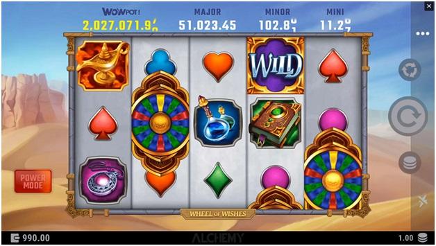 Wheel of wishes slot game- the new game symbol
