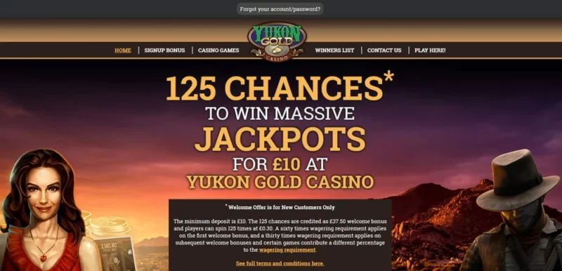 Yukon Gold Casino Review